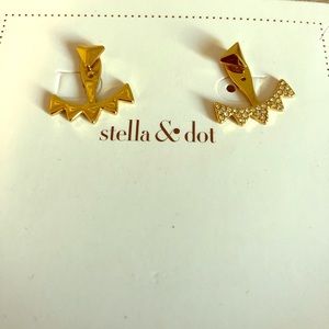 Pave Triangle Ear Jacket